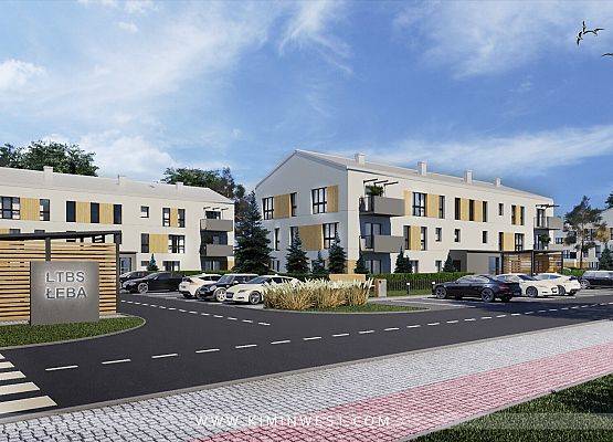 Grafika 2: Informacja o naborze wniosków dla lokali mieszkalnych położonych przy ul. Nowęcińskiej w Łebie